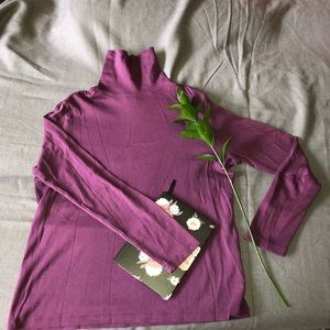 L.L. Bean Tops - Purple turtleneck with long sleeves L.L. Bean Tops - Purple turtleneck with long sleeves
